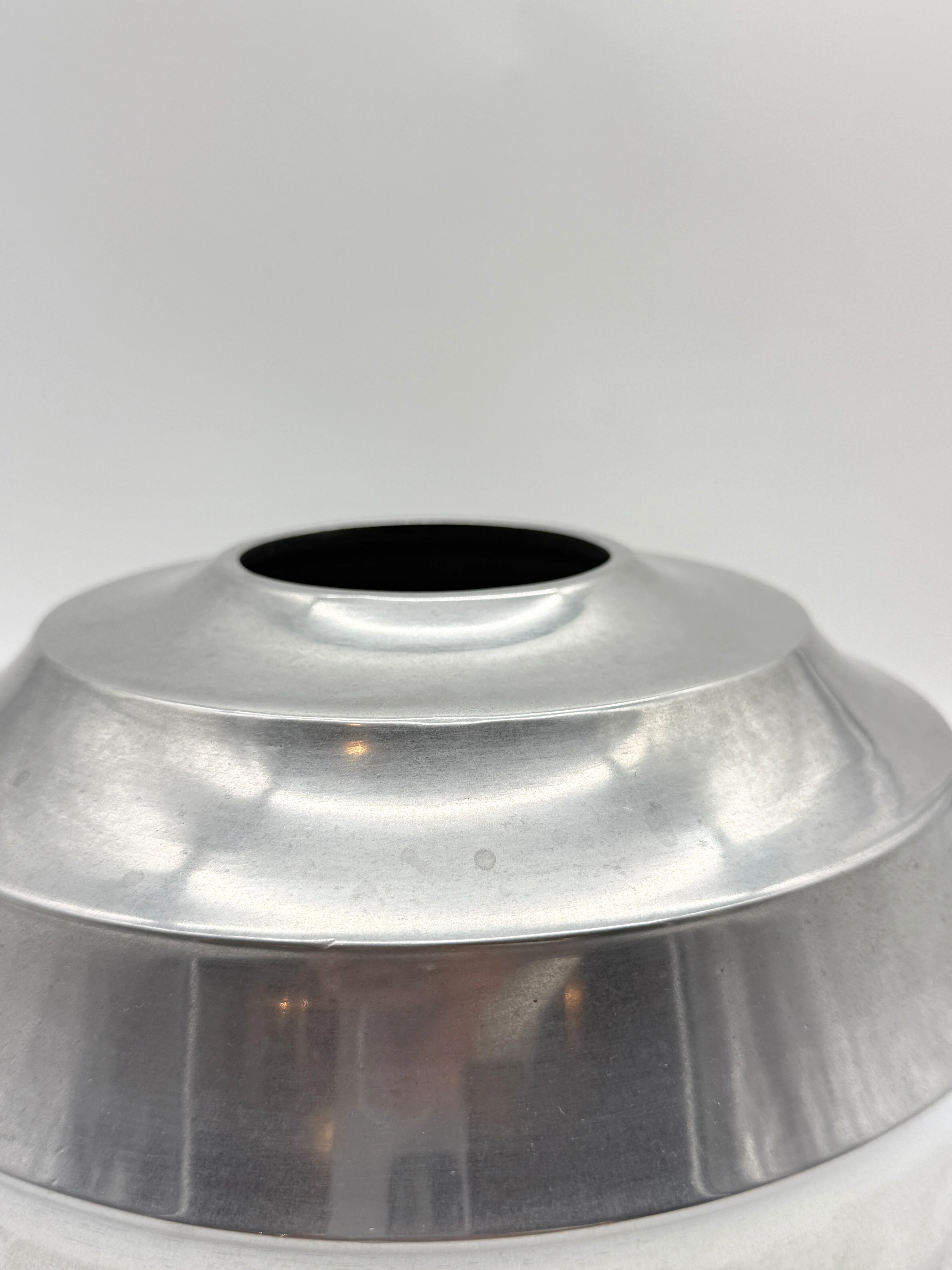 Vase space "saucer" in cast aluminium, 1970s