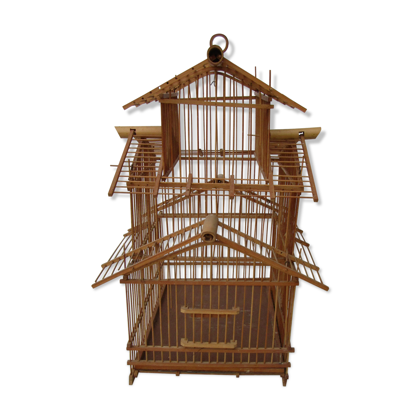 Cage bird bamboo