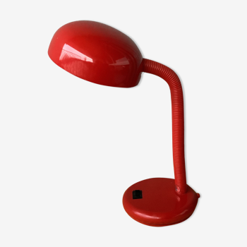 Lampe space age rouge bauhaus style