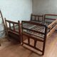 Stackable twin beds with storage chests