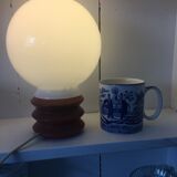 Lamp ball support wood