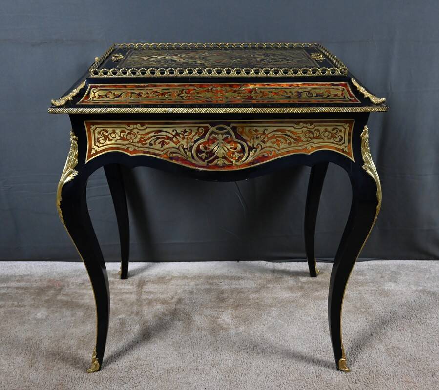 Boulle Marquetry Jardinière, Napoleon III period – Mid 19th century