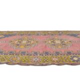 Oushak Handknooted Floral Carpet