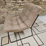 Vintage tubular armchair 1970s