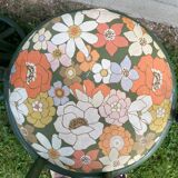 Pair of rattan armchairs