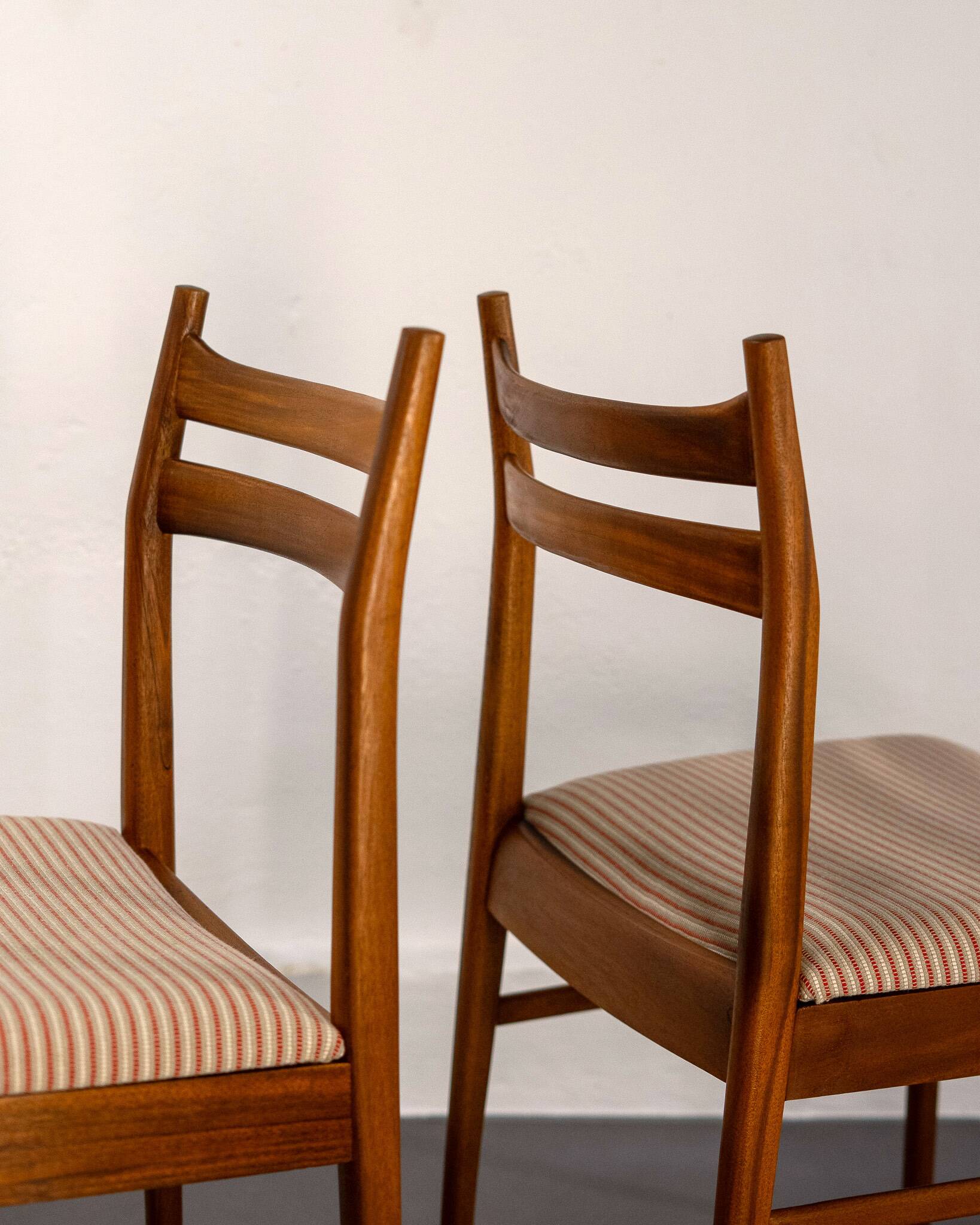 Set of 2 Dining Chairs by AH Mcintosh & Co made of Teak