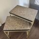 Vintage, Mid-Century Modernist set of 2 side tables, 1960s