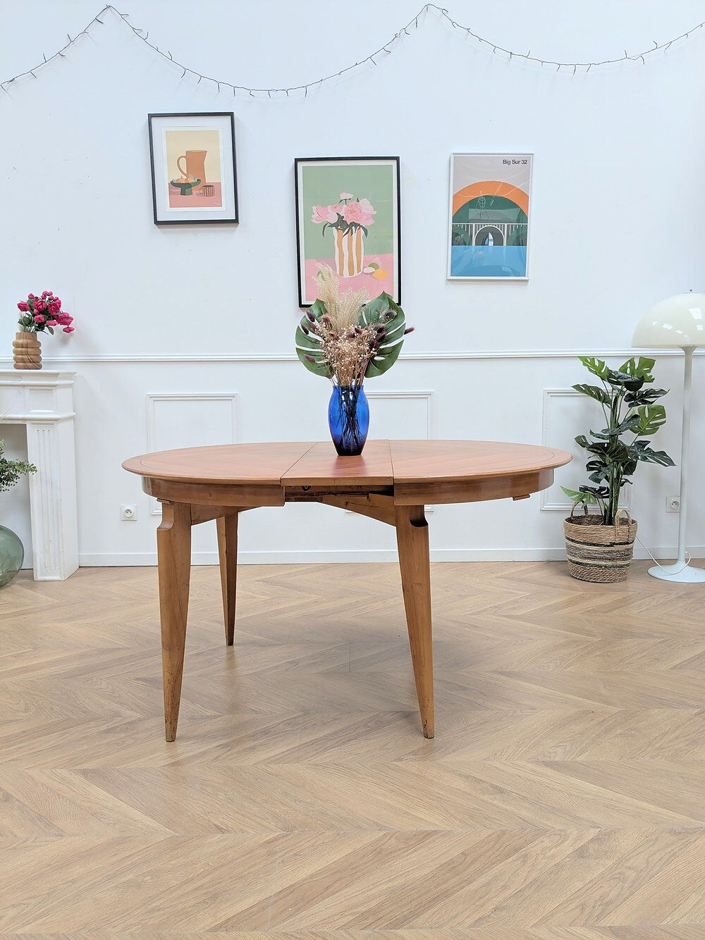 Table à manger ronde extensible