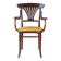 Thonet Armchair No. 221 with bronze decoration, circa 1900 - new caning -