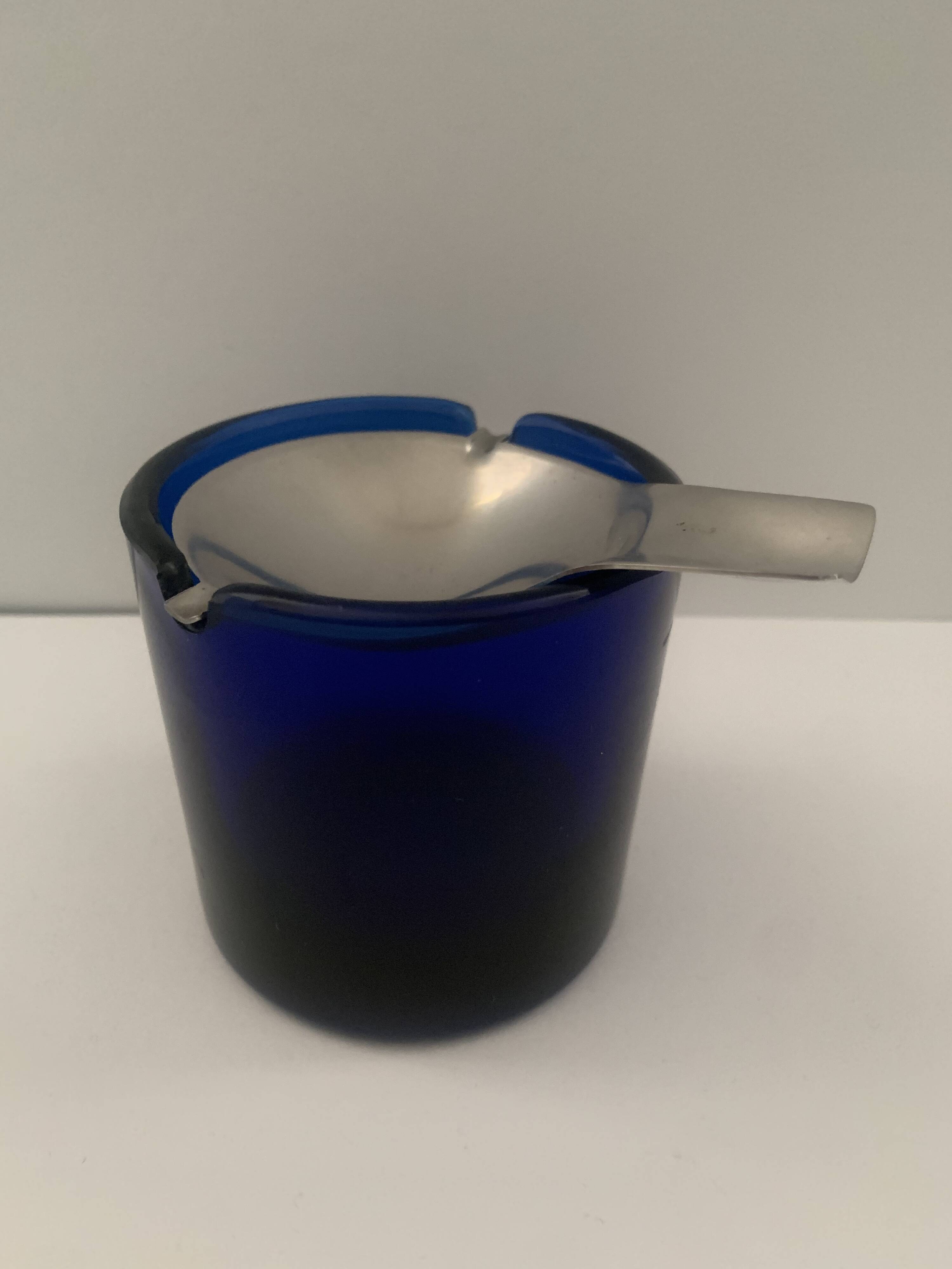 Wilhelm Wagenfeld Kippascher Kipp-Aschenbecher Ascher Ash Tray 504 WMF Glas