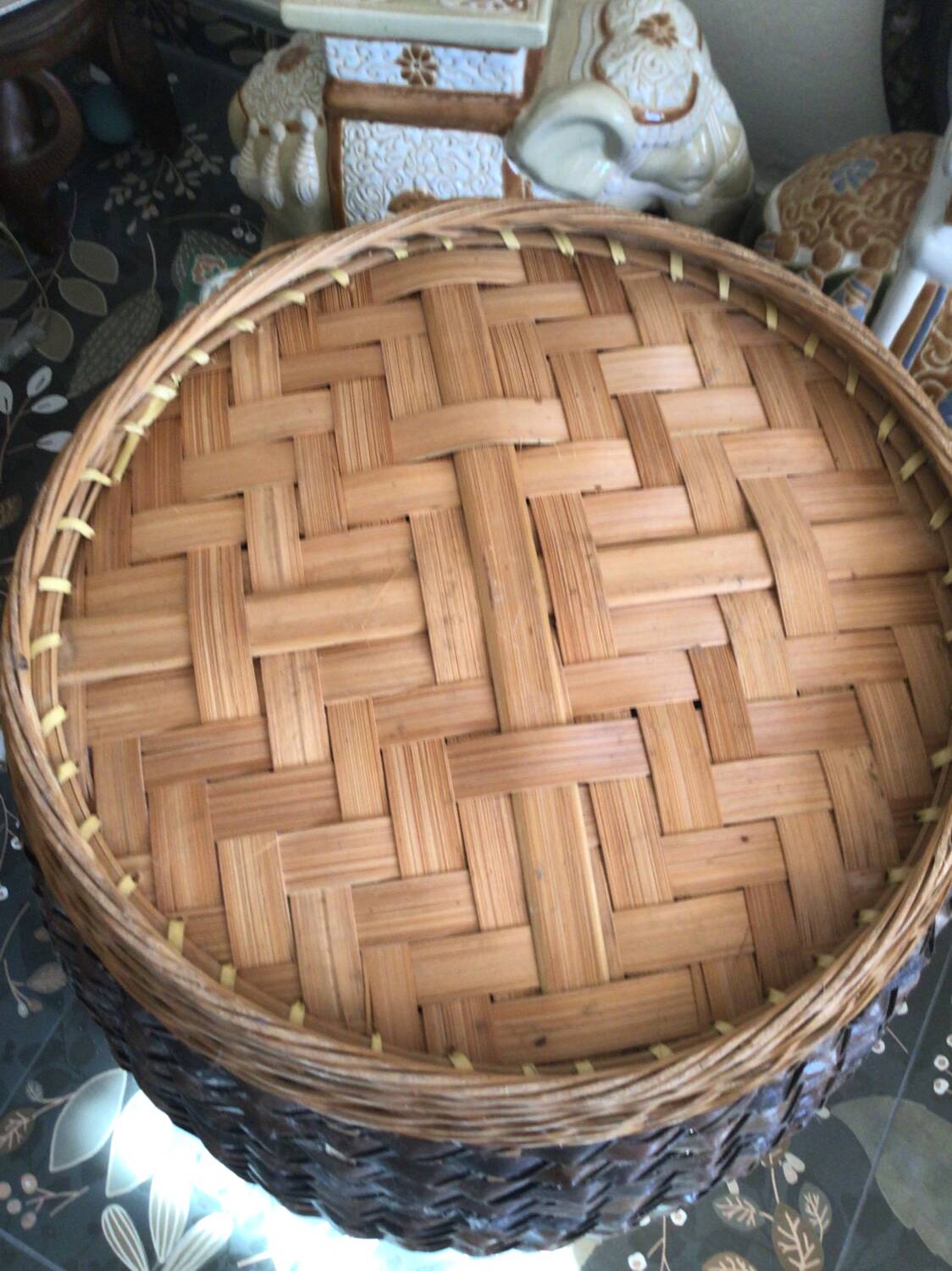 Large woven basket