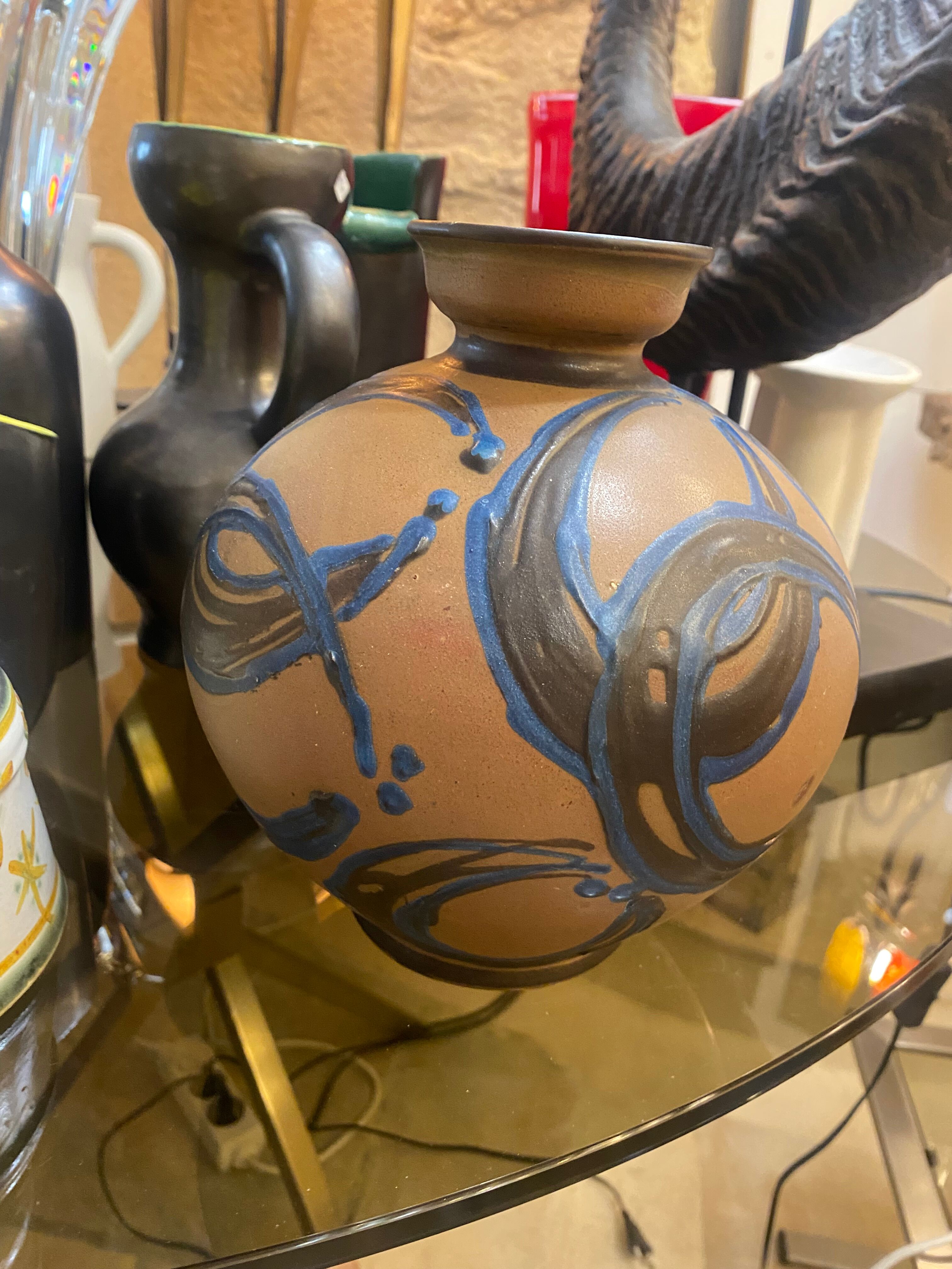 Ceramic vase herman kahler denmark 1900