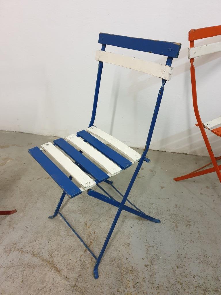 Bistro folding chairs garden