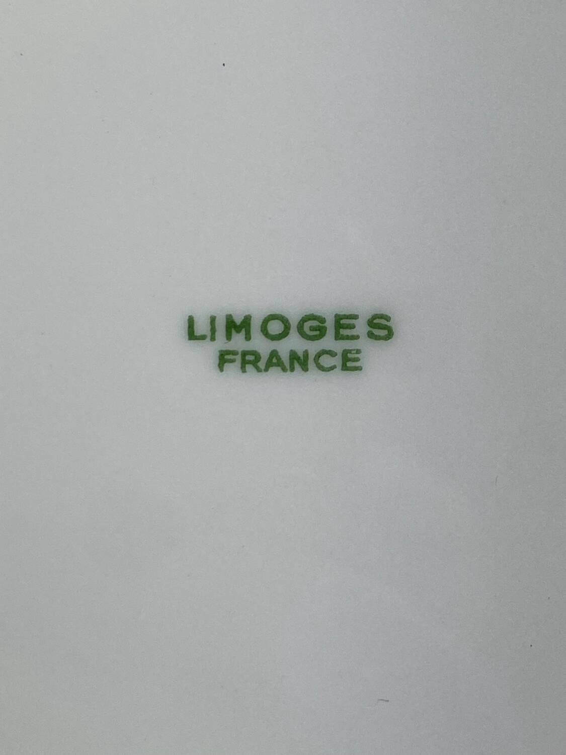 Limoges porcelain dishes