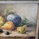 Huile sur toile nature morte