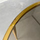 Hollywood Regency coffee table in brass and glass by Vereinigte Werkstätten, Germany, 1960s