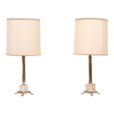 Paire de lampes de table Colum classiques, années 1960, France