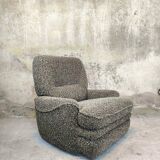 Vintage wool armchair