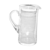Vintage blown glass water pitcher Broc pitcher