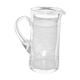 Vintage blown glass water pitcher Broc pitcher