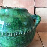 TAMEGROUTE POTTERY VASE IN GLAZED TERRACOTTA