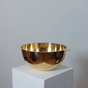 Antique and elegant Art Deco brass bowl
