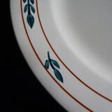 flat earthenware plate