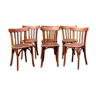Set 6 chairs bistro Luterma 40s