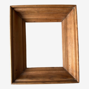 Waxed solid wood frame