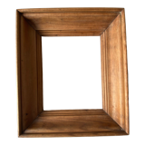 Waxed solid wood frame