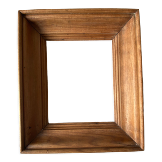 Waxed solid wood frame