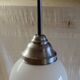 Bauhaus opaline globe suspension XL - mid 20th century