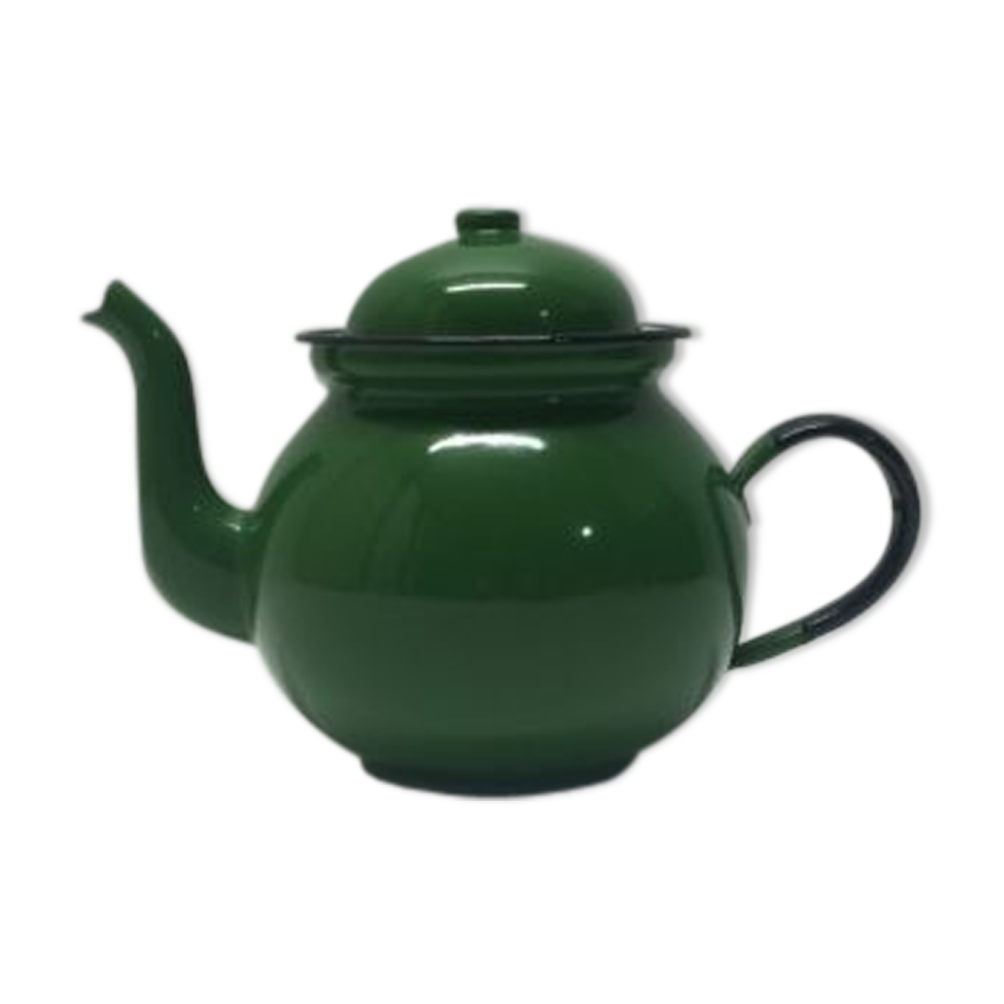 Glazed teapot