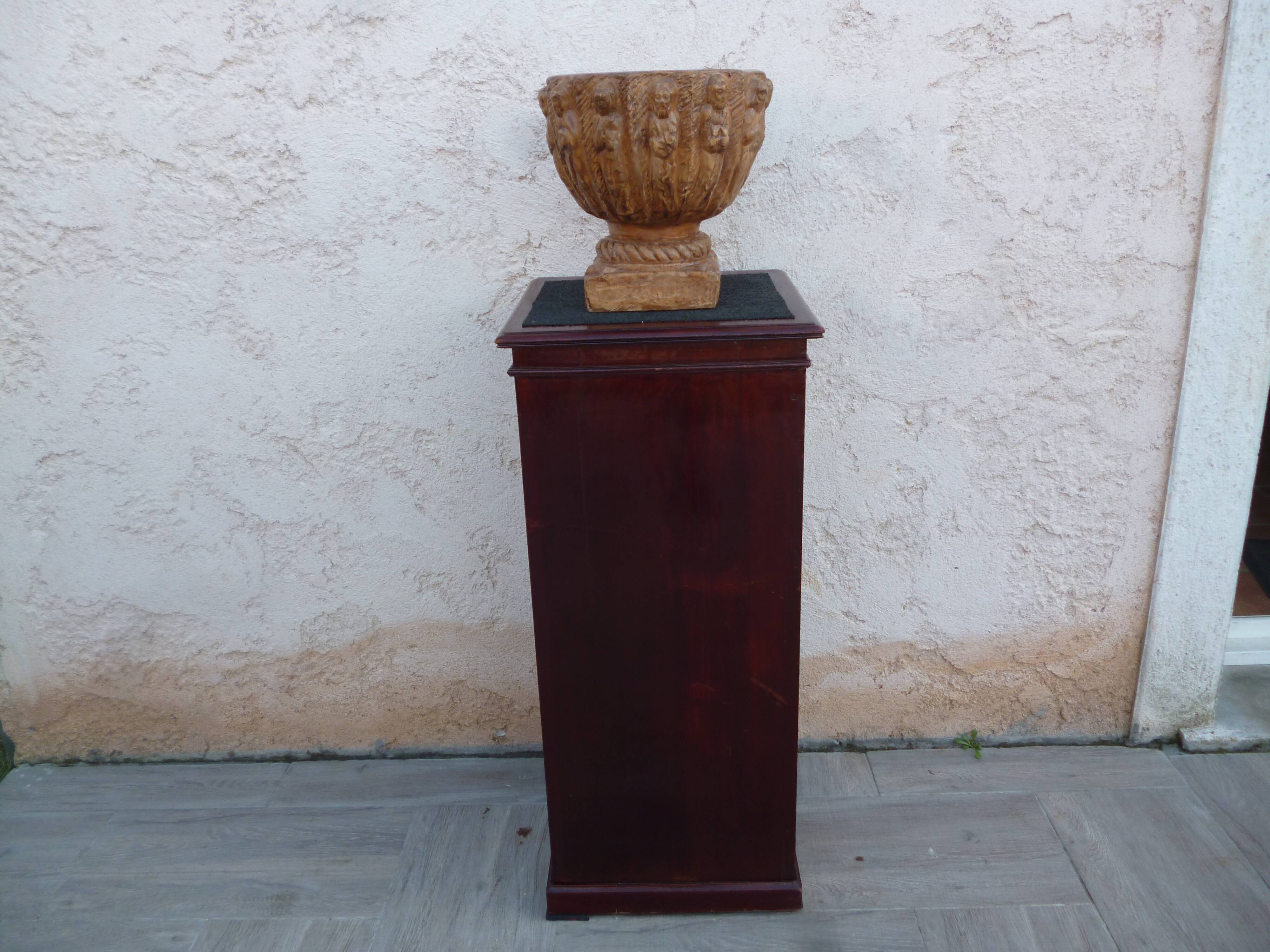 Watchmaker's trade furniture jeweler with antique mahogany secret