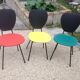 Lot de 3 chaises vintage 1960