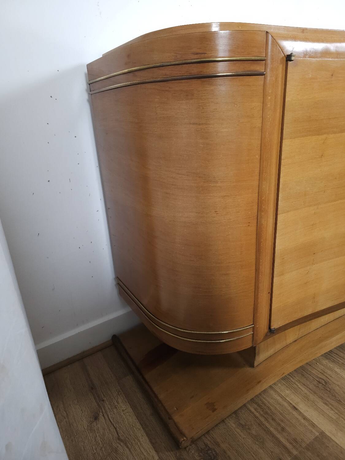 Art Deco Enfilade in walnut – Chic Modernist Style 1950