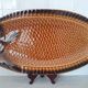 Sarreguemines / Large fish-shaped serving platter in Barbo ceramic
