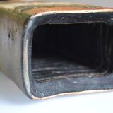 Brutalist stoneware vase by Louis Hudson circa 1950-1970
