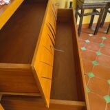 1920 type teak chest of drawers