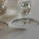 Set of 9 assorted 19th absinthe glasses