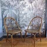Pair of Ercol Windsor chairs