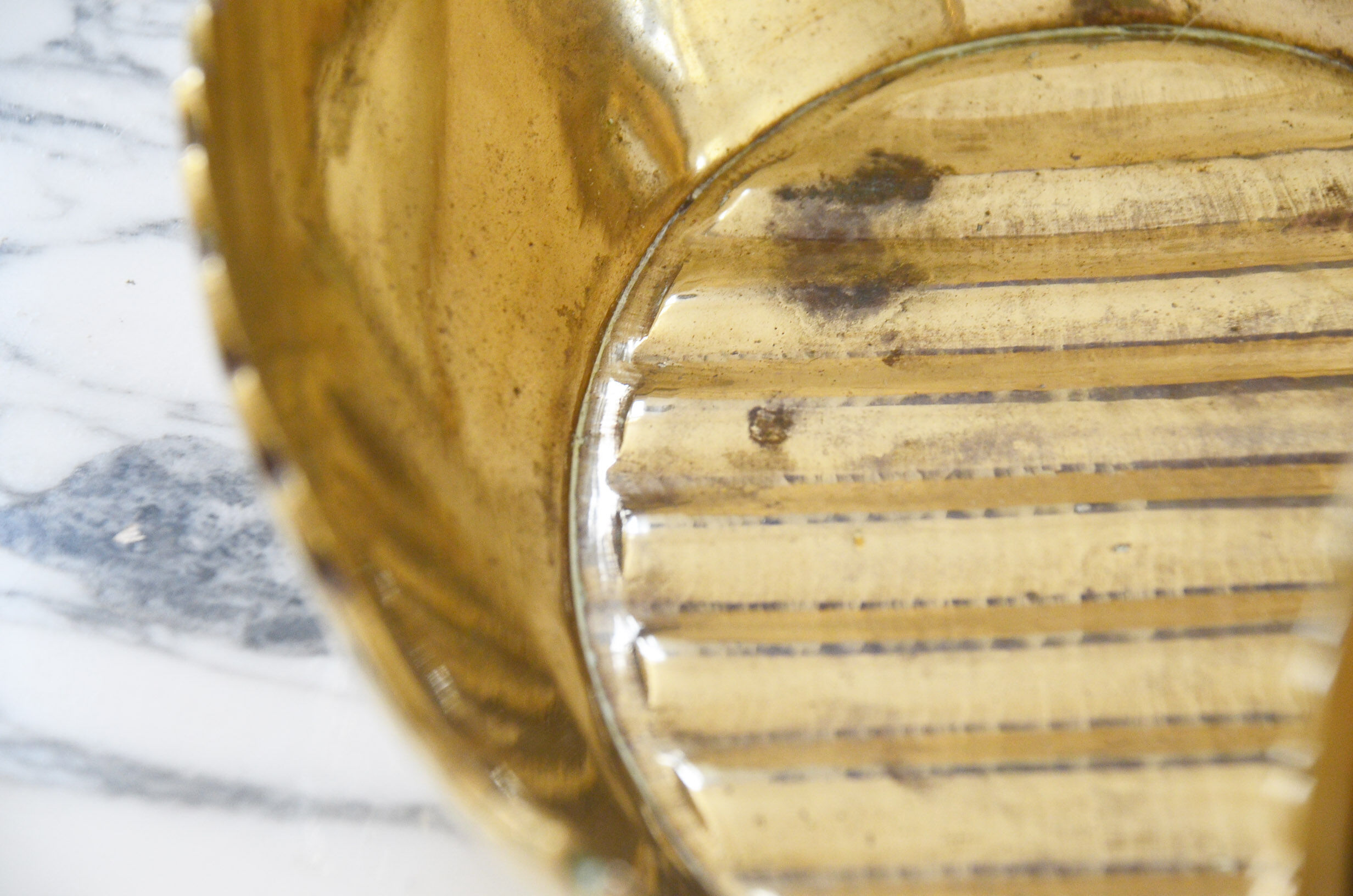 Swan brass trinket bowl from the 60/70