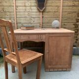 Solid oak Art Deco desk
