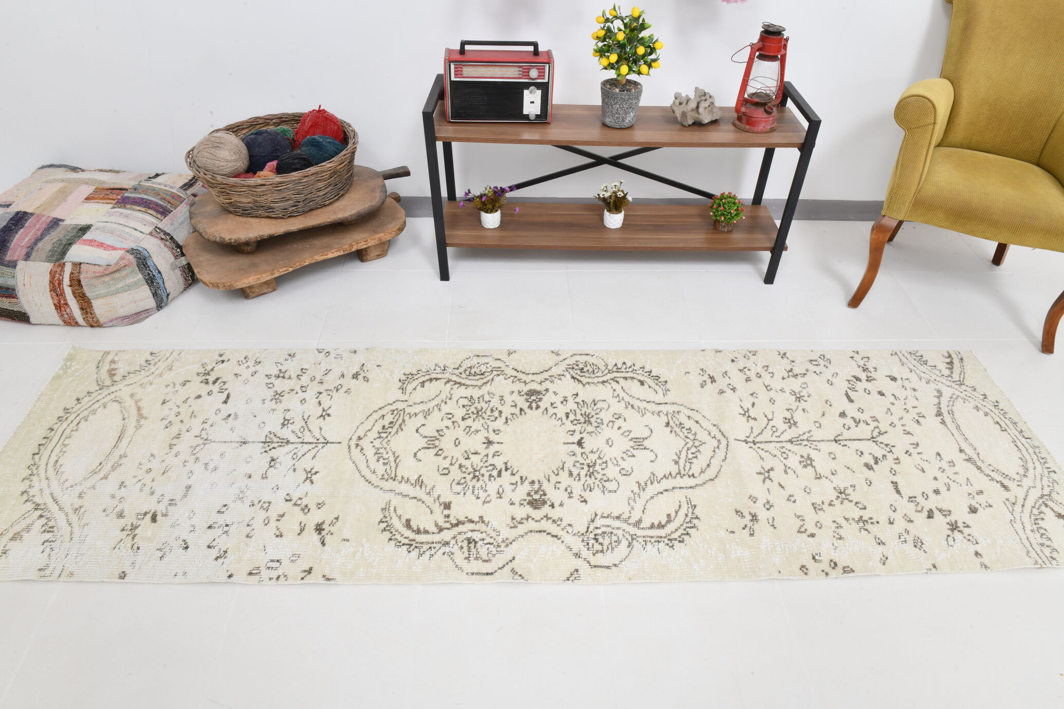3x9 Oriental Classic Runner Rug, 82x283Cm