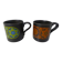 Lot de 2 mugs anglais Staffordshire vintage