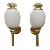 Set of two Sciolari wall lights.