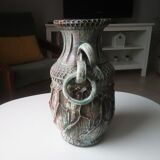 Ceramic reptile vase