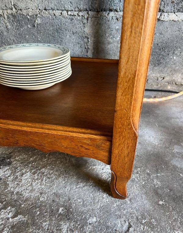 Vintage Napoleon III sideboard in solid oak.