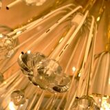 Austrian Flower Ceiling Lamp by Emil Stejnar for Rupert Nikoll, Vienna, Austria, 1950s