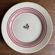 Round flat iron earth Gien dish